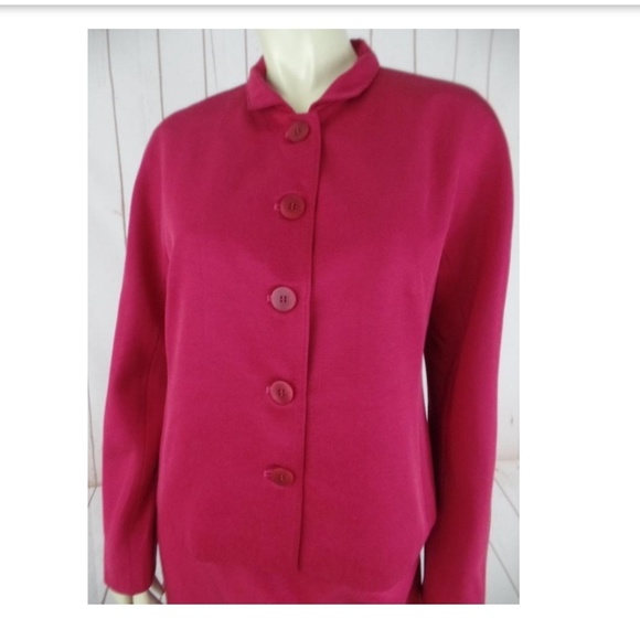 Lafayette 148 NY Skirt Blazer Suit 8 CottonViscose - Picture 3 of 4